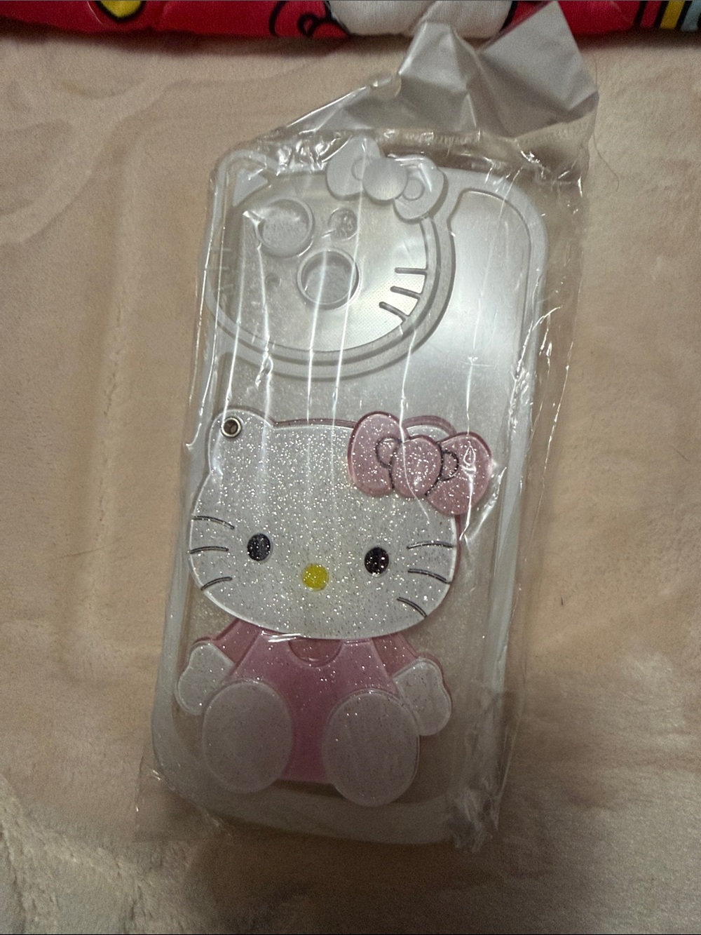Hello Kitty Glitter Pink White Phone Case Cover iPhone 13